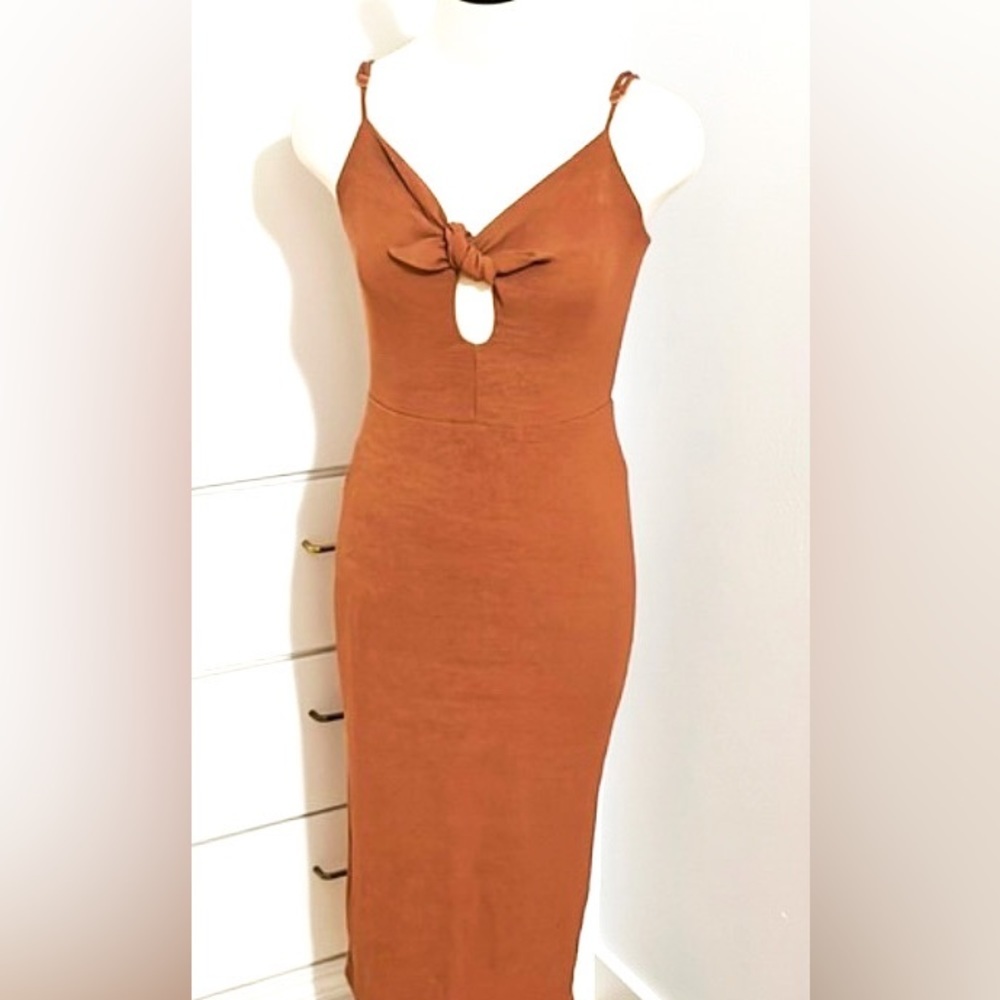 🔥2 FOR $10🔥 NWT Hyfve burnt orange dress size M